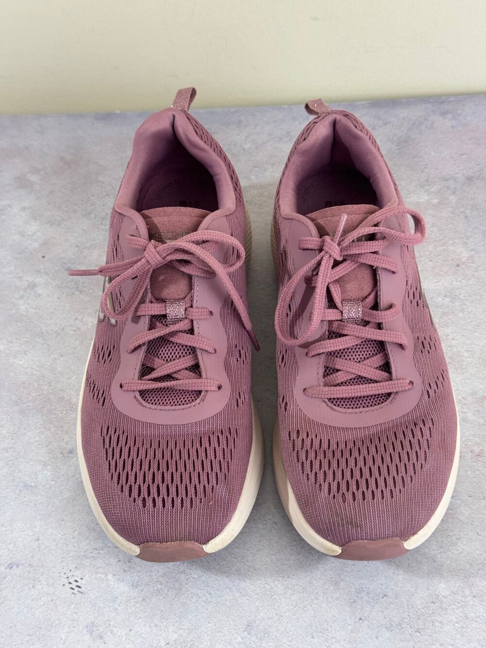 Skechers Go Run Womens Size 8 Pink-Mauve Athletic Comfort Running Shoes 128326